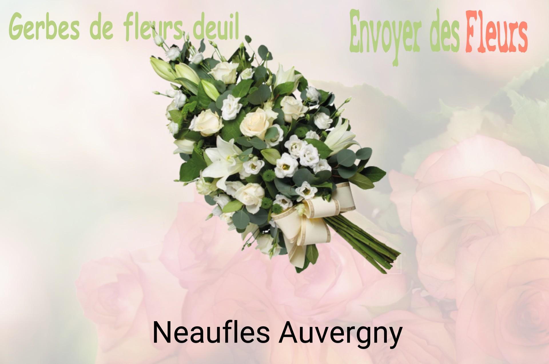 Gerbe de fleurs de deuil livrée à Neaufles-Auvergny